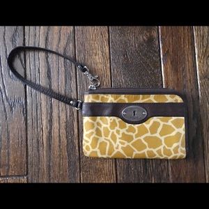 Fossil giraffe wristlet